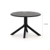 Forza Rieti lounge tuintafel ø60cm (h:43,5cm)