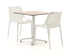 Forza Ripi/Canzo 70cm dining tuinset 3-delig stapelbaar inklapbaar