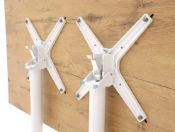 Forza Ripi/Canzo 140cm dining tuinset 5-delig stapelbaar inklapbaar