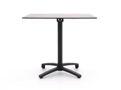 Forza Ripi/Canzo 80cm dining tuinset 5-delig stapelbaar inklapbaar