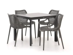 Forza Ripi/Sestino 90cm dining tuinset 5-delig stapelbaar