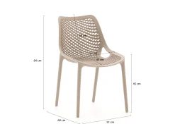 Forza Ripi/Sestino 220cm dining tuinset 7-delig stapelbaar