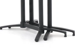 Forza Sile/Canzo 120cm dining tuinset 5-delig stapelbaar inklapbaar