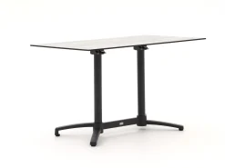 Forza Sile/Canzo 120cm dining tuinset 5-delig stapelbaar inklapbaar