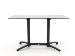 Forza Sile/Canzo 120cm dining tuinset 5-delig stapelbaar inklapbaar