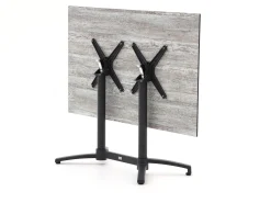 Forza Sile/Canzo 120cm dining tuinset 5-delig stapelbaar inklapbaar