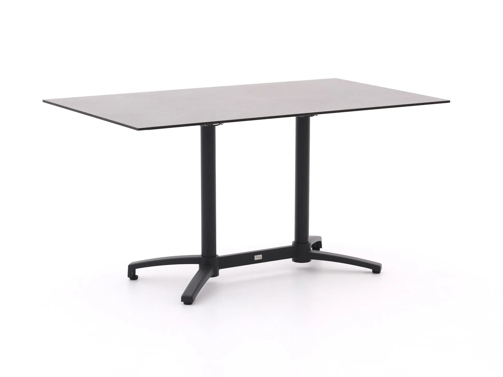 Forza Sile/Canzo 140cm dining tuinset 5-delig stapelbaar inklapbaar
