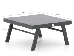 Forza Vadena lounge tuintafel 72x72x34cm