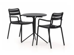 Forza Vico/Aziano ø60cm dining tuinset 3-delig stapelbaar