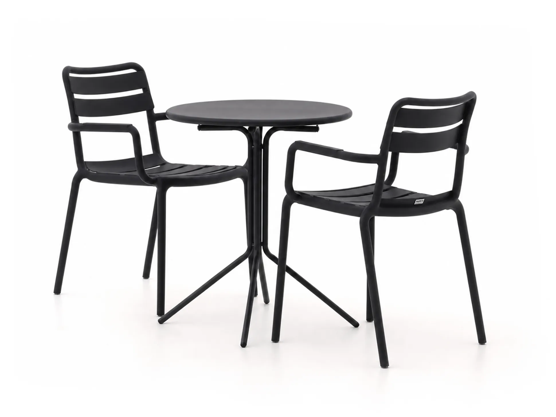Forza Vico/Aziano ø60cm dining tuinset 3-delig stapelbaar