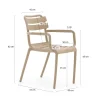 Forza Vico dining tuinstoel stapelbaar