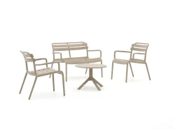 Forza Vico/Rieti ø60 stoel-bank loungeset 4-delig