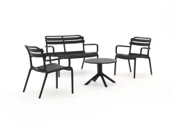 Forza Vico/Rieti ø60 stoel-bank loungeset 4-delig