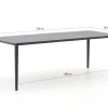 Forza Vico/Sora 220cm dining tuinset 7-delig stapelbaar
