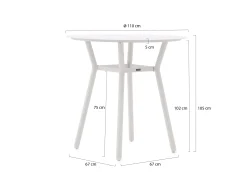 Forza Vico/Tritoni ø110cm barset 5-delig
