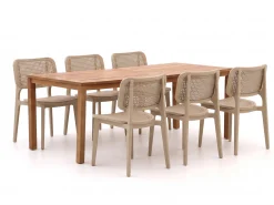 Forza Xitta/Liverpool 210cm dining tuinset 7-delig