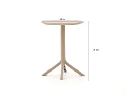Forza Xitta/Rieti ø60cm balkonset 3-delig
