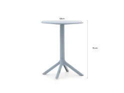 Forza Xitta/Rieti ø60cm balkonset 3-delig