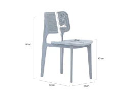 Forza Xitta/Sora ø127cm dining tuinset 5-delig