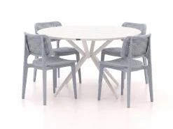 Forza Xitta/Sora ø127cm dining tuinset 5-delig