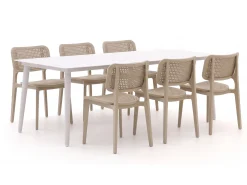 Forza Xitta/Sora 220cm dining tuinset 7-delig
