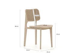 Forza Xitta/Sora ø127cm dining tuinset 5-delig