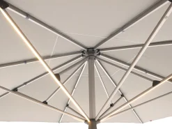 Glatz Fortello LED parasol 400x400cm