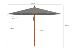 Glatz Piazza parasol ø 250cm