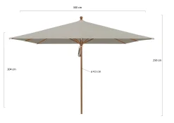 Glatz Piazza parasol ø 300cm