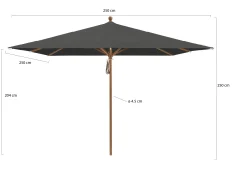 Glatz Piazza parasol 250x250cm