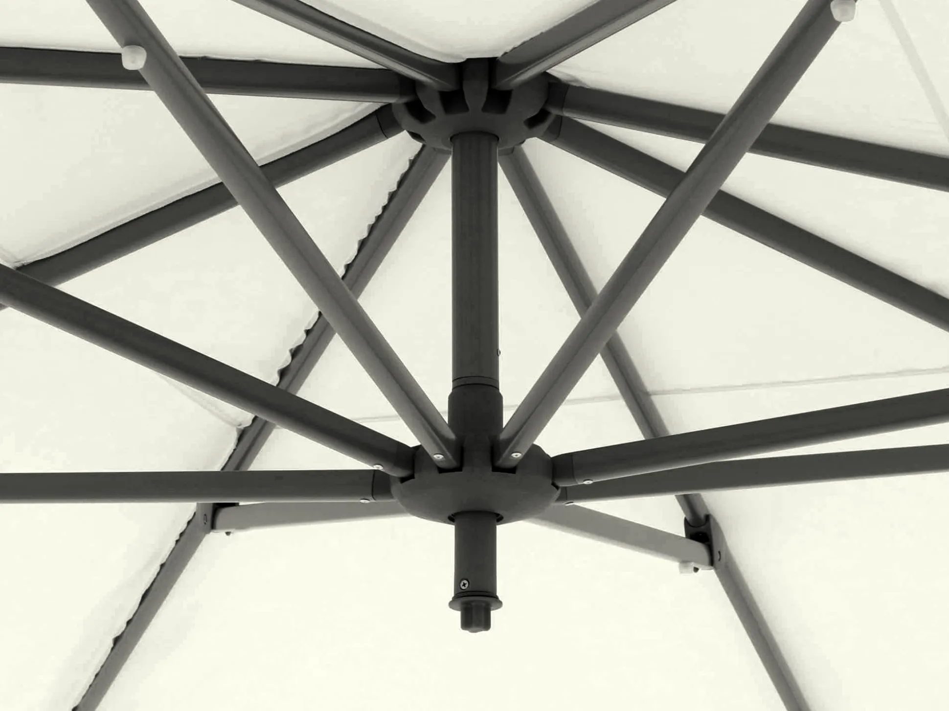 Glatz Sombrano S+ Easy zweefparasol 350x350cm