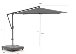 Glatz Sunwing Casa zweefparasol ø 300cm