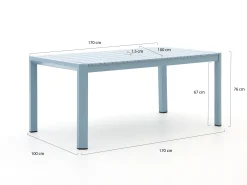 Hartman Alexandra dining tuinset 5-delig
