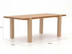 Hartman Almeria dining tuintafel 200x100x77cm