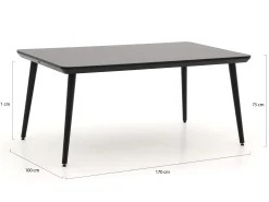 Hartman Delphine/Sophie Studio 170cm dining tuinset 5-delig