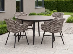 Hartman Delphine/Sophie Studio ø128cm dining tuinset 5-delig