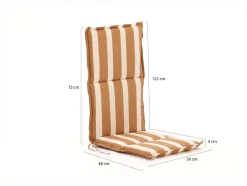 Hartman Fiber tuinkussen hoog 123x50cm