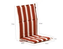 Hartman Fiber tuinkussen hoog 123x50cm