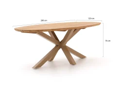 Hartman San Sebastian dining tuintafel 200x120x76cm