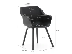 Hartman Sophie Element dining tuinstoel
