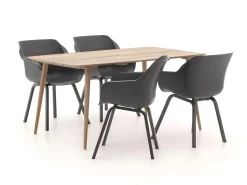 Hartman Sophie Element/ROUGH-K 160cm dining tuinset 5-delig