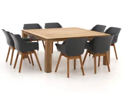 Hartman Sophie/ROUGH-X 170cm dining tuinset 9-delig