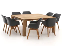 Hartman Sophie/ROUGH-X 170cm dining tuinset 9-delig