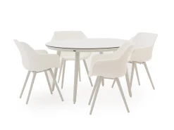 Hartman Sophie Studio ø128cm dining tuinset 5-delig