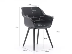 Hartman Sophie Studio 170cm dining tuinset 5-delig