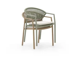 Hartman Taragona dining tuinstoel stapelbaar