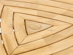 Hartman Triangular Classic dining tuintafel 170x170x170x74,5cm