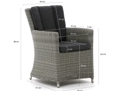 Intenso Adriano dining tuinstoel
