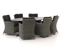 Intenso Adriano/Furato ellips 240cm dining tuinset 7-delig