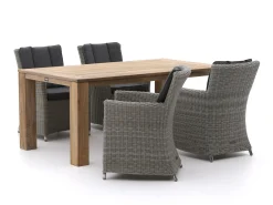 Intenso Adriano/ROUGH-X 180cm dining tuinset 5-delig